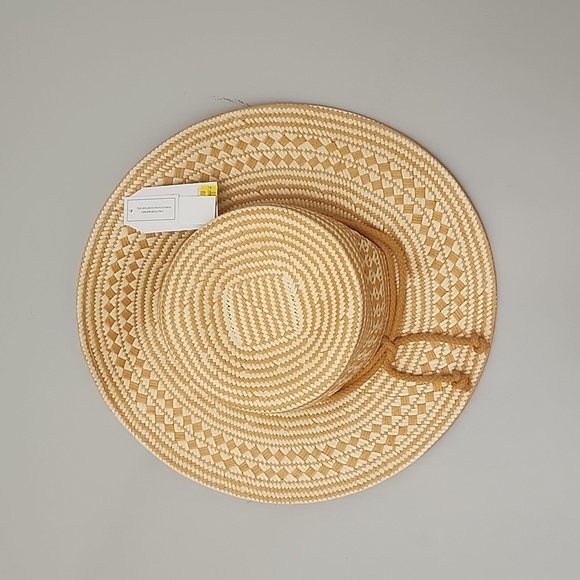 Handmade Women Tape Decor Straw Hat - Picture 4 of 10